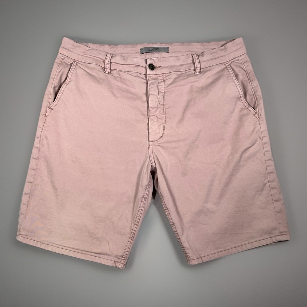 Joe's Jeans Men's Fashion Short Size 36 Aged Rose 9" Inseam Chino Stretch